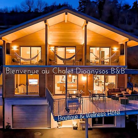 Chalet Diognysos B&B, Boutique Hotel & Wellness Crans-Montana Eksteriør bilde