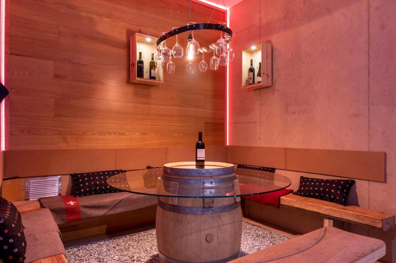 Chalet Diognysos B&B, Boutique Hotel & Wellness Crans-Montana Eksteriør bilde
