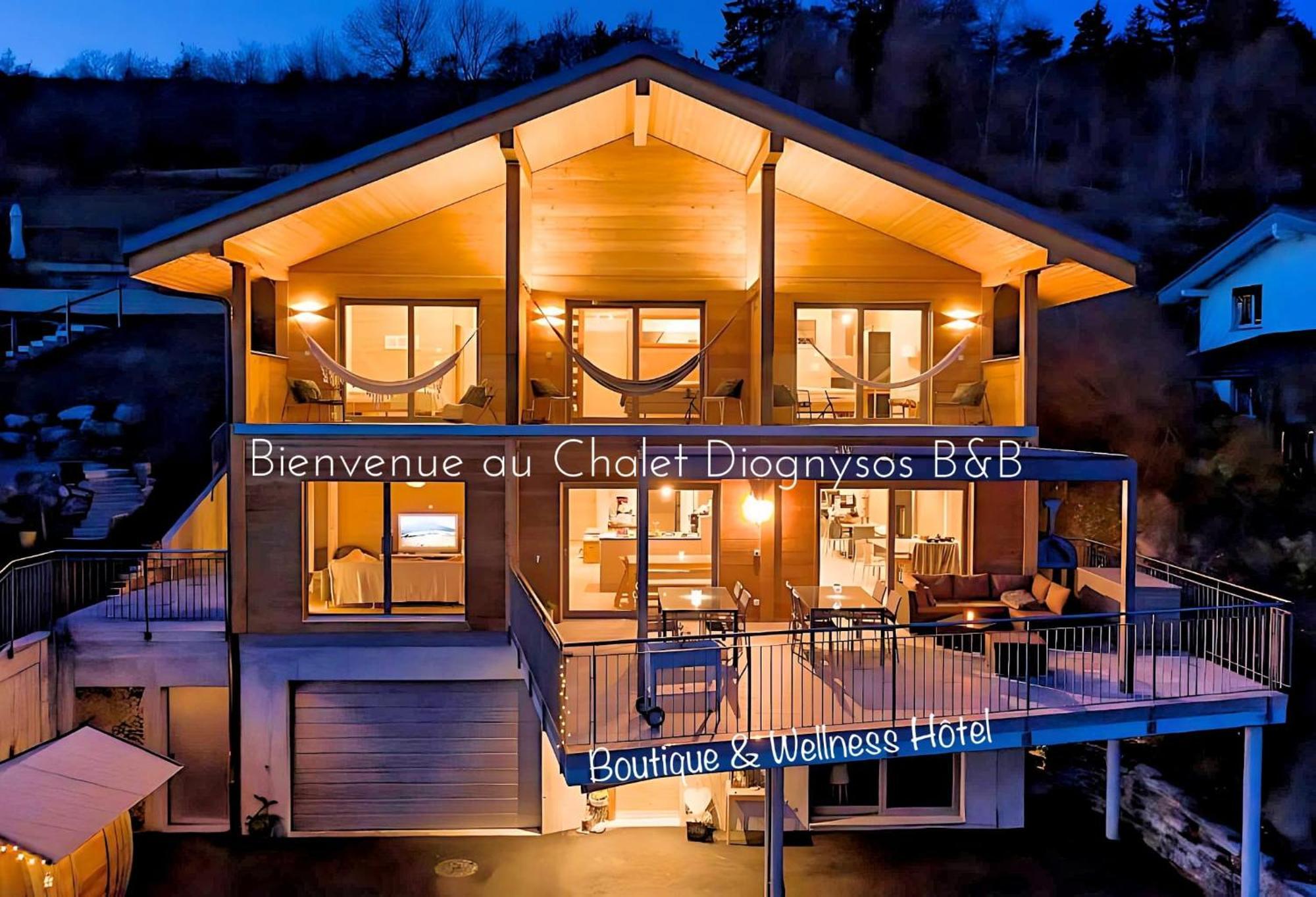 Chalet Diognysos B&B, Boutique Hotel & Wellness Crans-Montana Eksteriør bilde