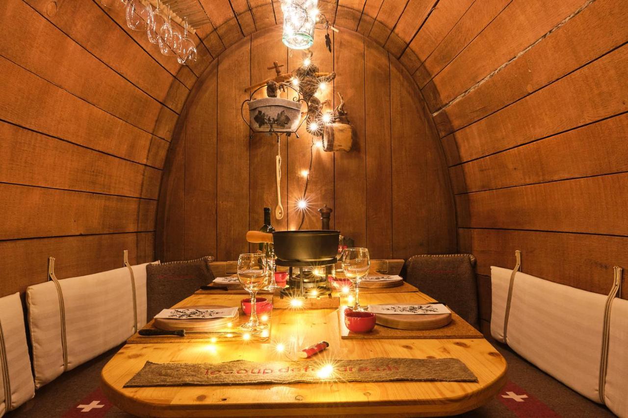 Chalet Diognysos B&B, Boutique Hotel & Wellness Crans-Montana Eksteriør bilde